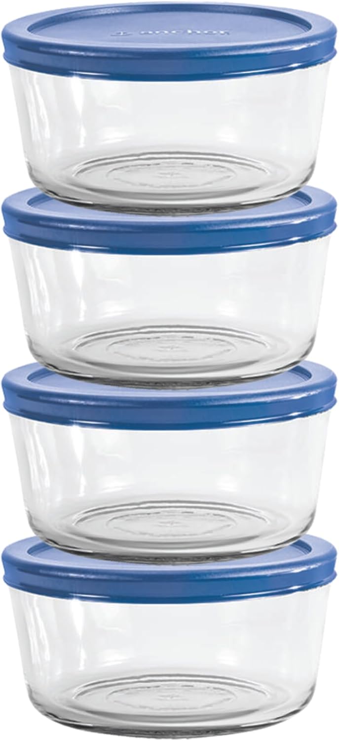 Meal Prep Glass Containers Oven Safe - Glass Food Storage Containers with Lids,