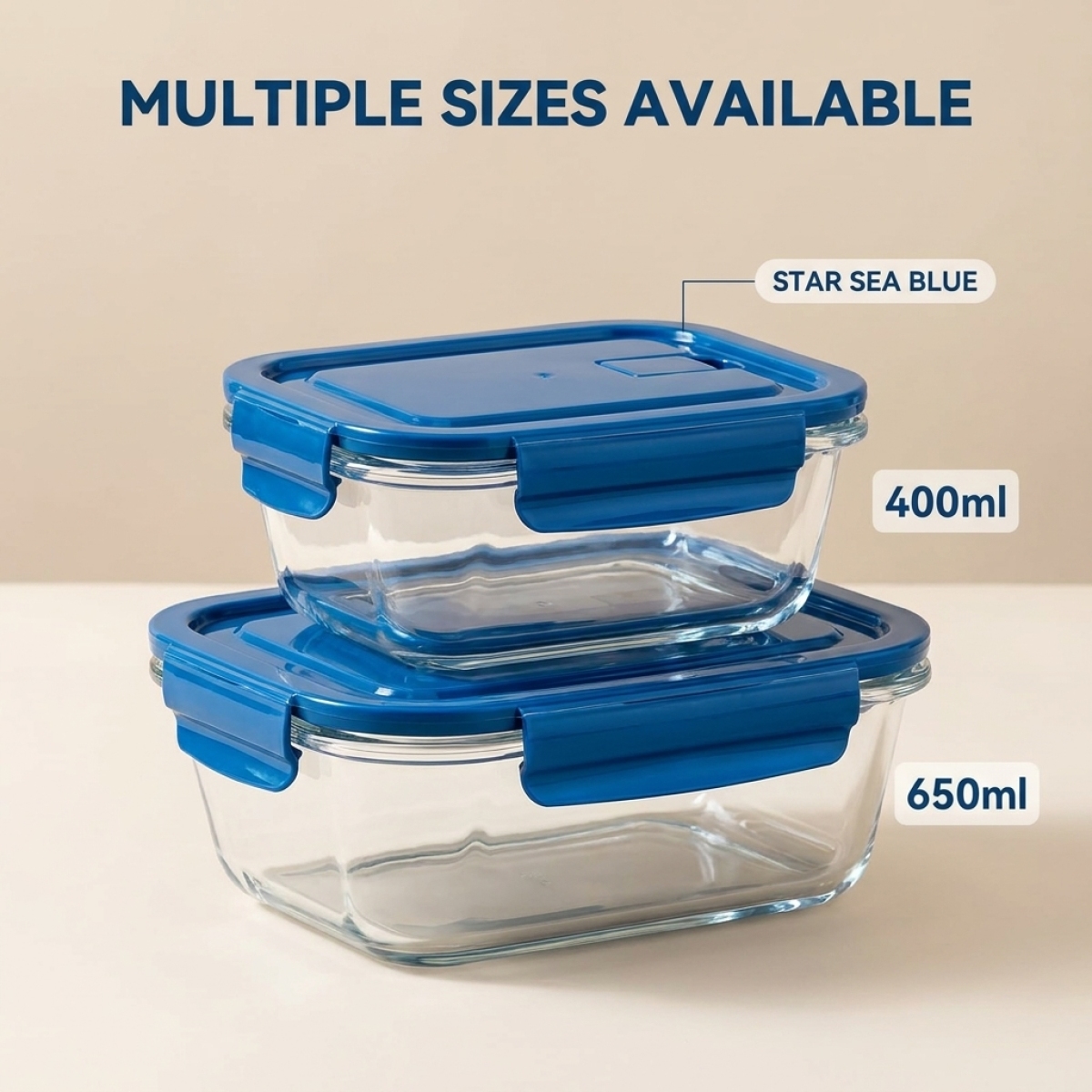 Meal Prep Seafood - Glass Meal Prep Containers with Smart
