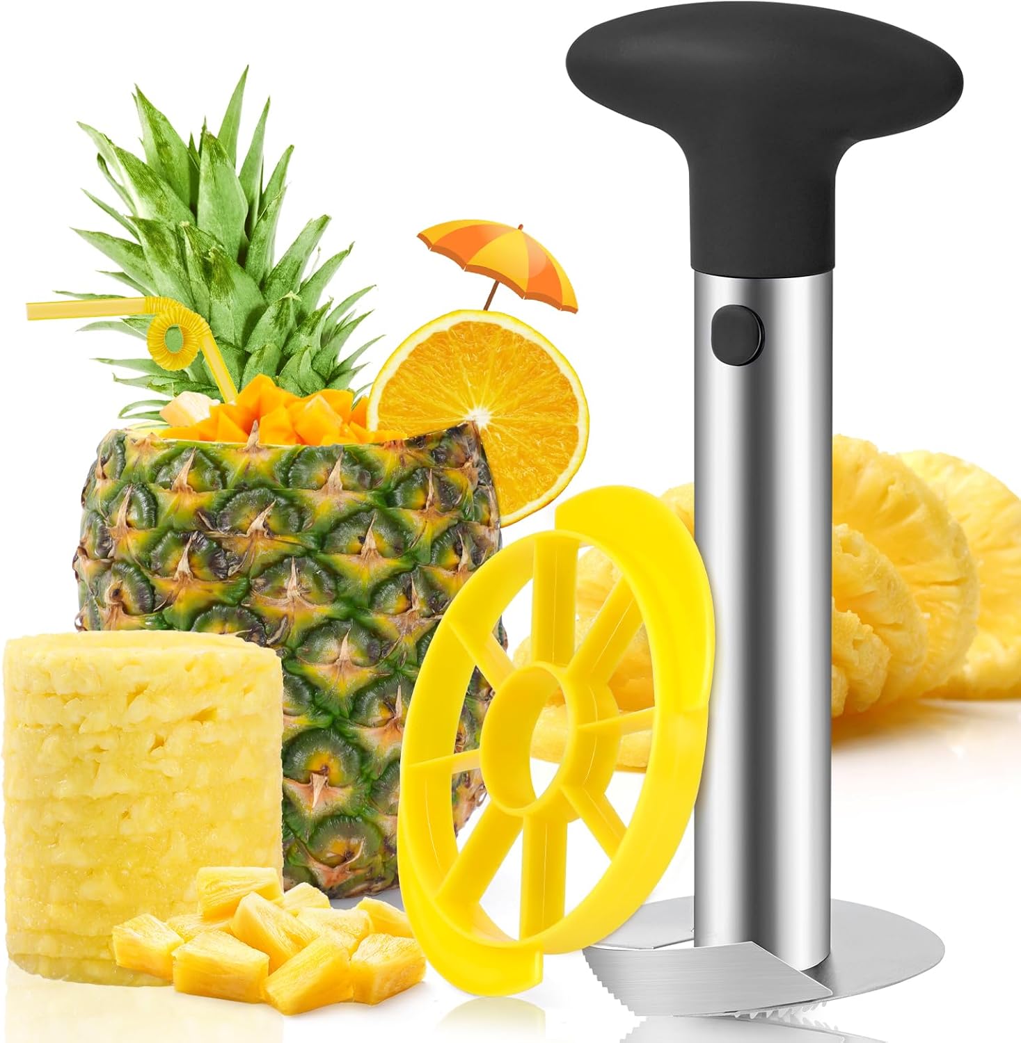 Pineapple Corer Slicer - Premium Pineapple Corer and Slicer Tool