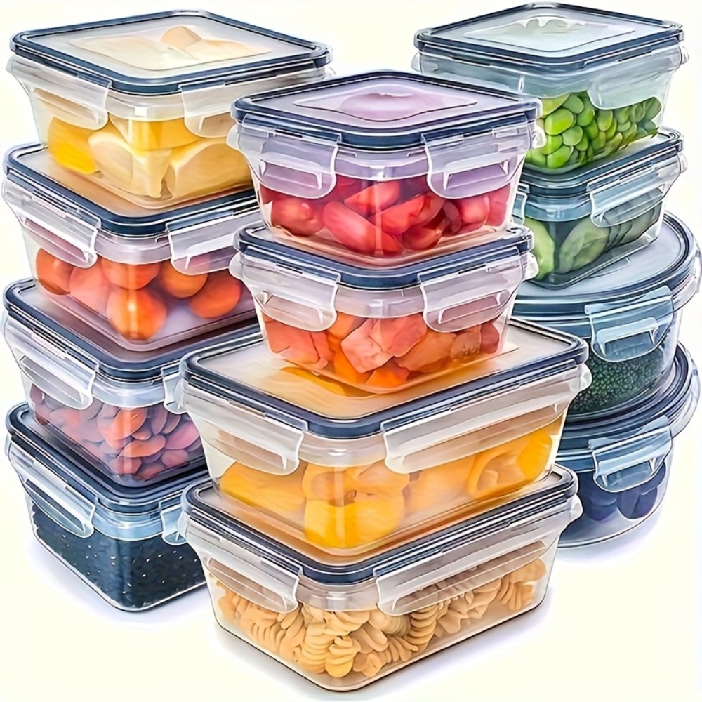 Meal Prep Box - Set BPA-Free Airtight Food Containers with