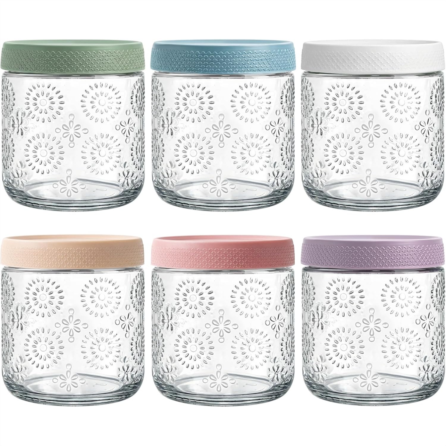 Meal Prep Overnight Oats - 6 Pack 16 oz Overnight Oats