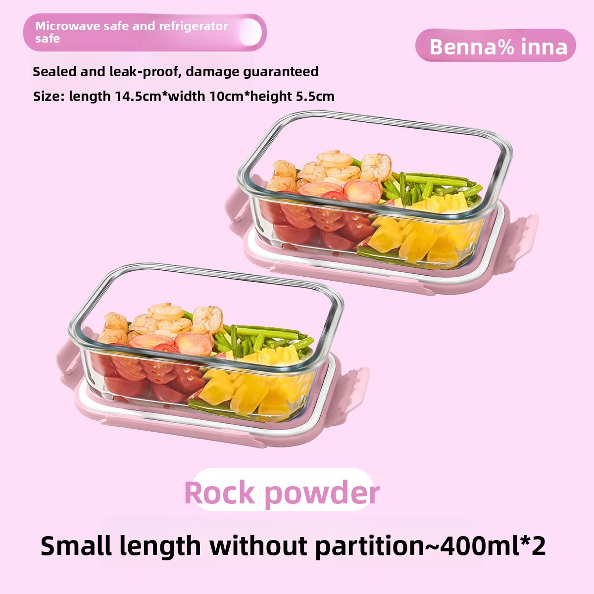 Meal Prep Glass Containers Oven Safe - High Borosilicate Glass Lunch Box Set