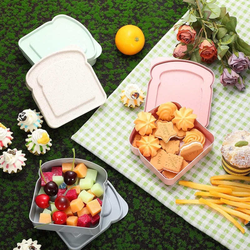 1/4pcs Sandwich Container Lunc - Meal Prep Box recensie en prijs