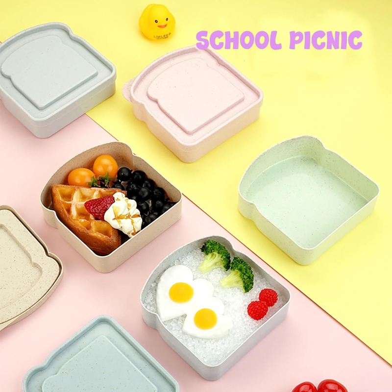 1/4pcs Sandwich Container Lunc - Meal Prep Box recensie en prijs