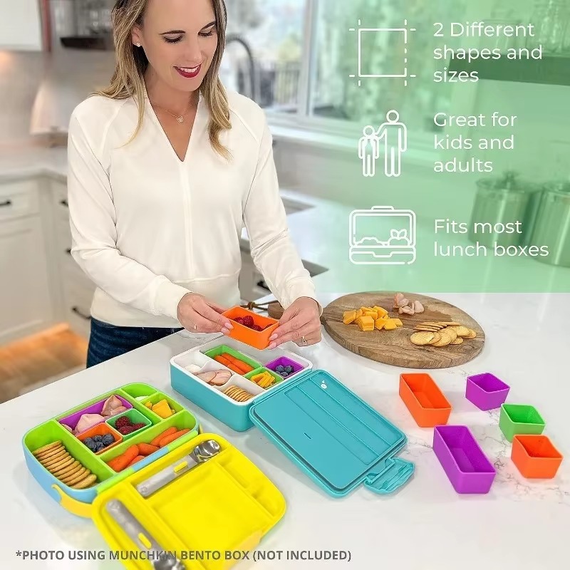 Silicone Food Box Dividers Bak - Meal Prep Box recensie en prijs