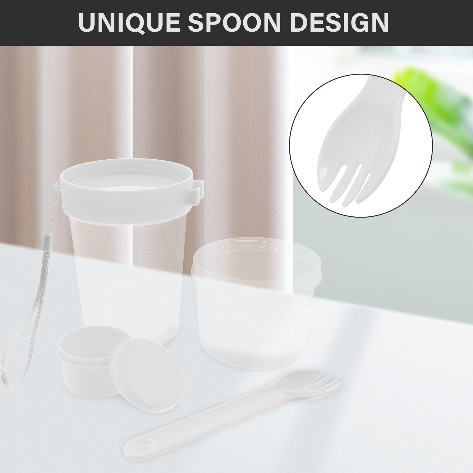 1Set Double Compartment Overni - Meal Prep Overnight Oats recensie en prijs