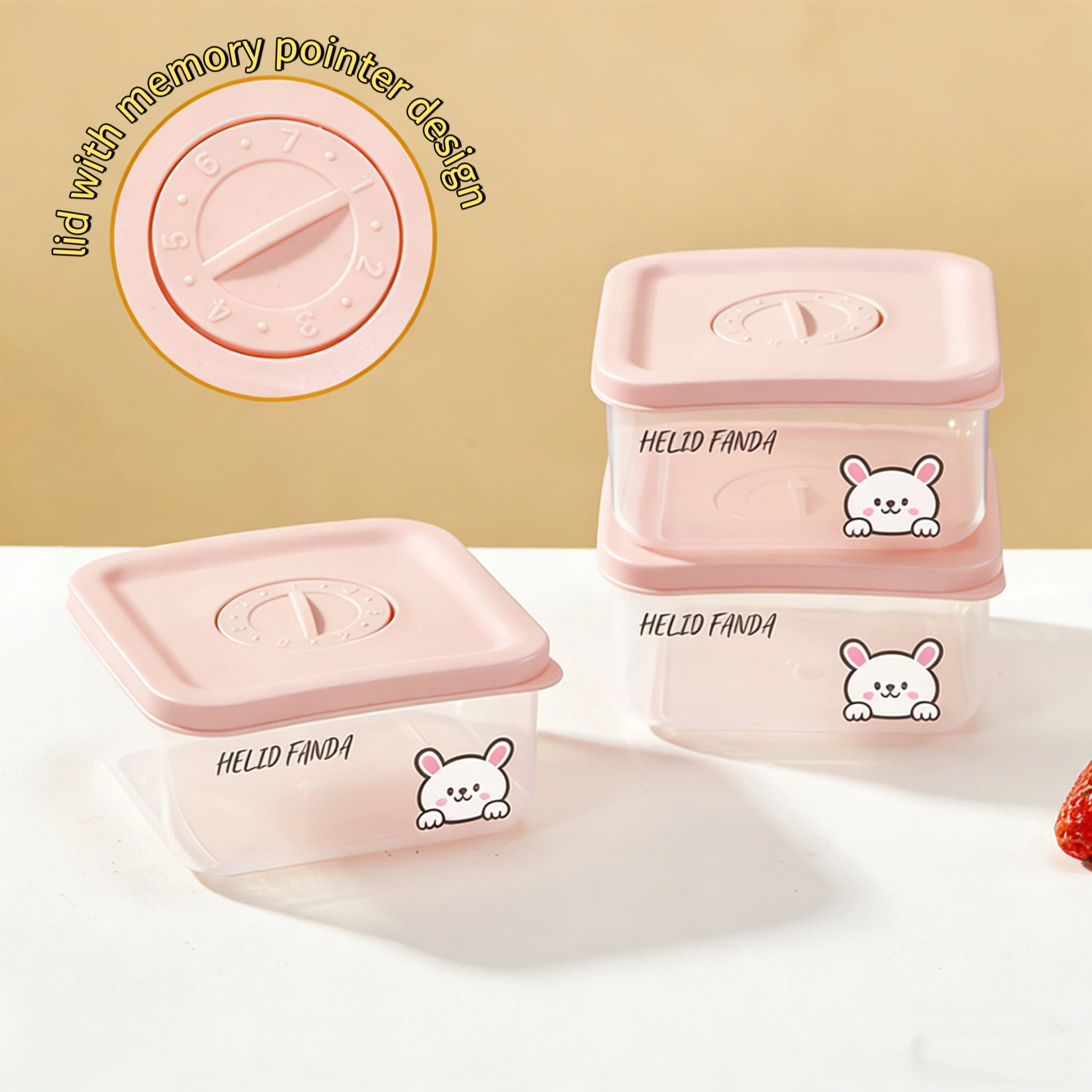 Mini Portable Plastic Food Con - Meal Prep Box recensie en prijs