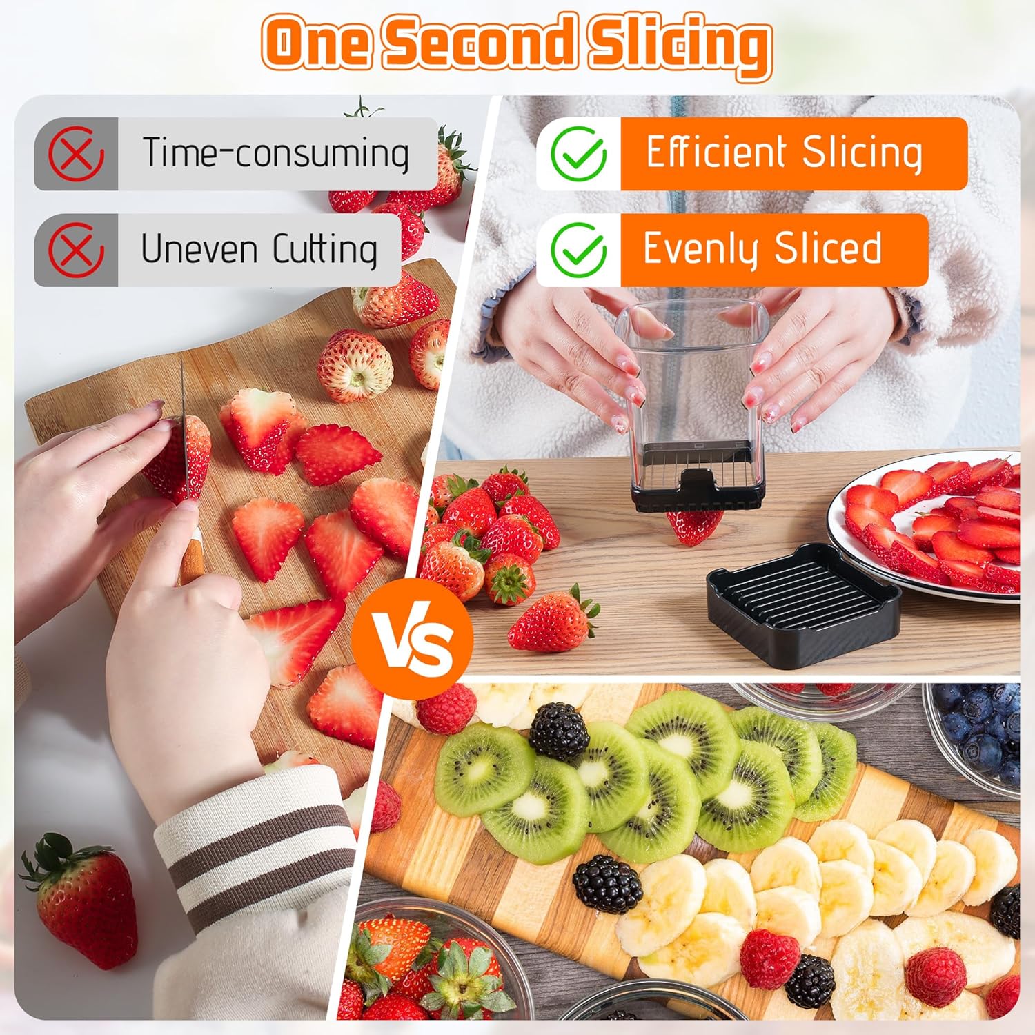 Rapid Fruit Slicer Cup - 304 S - Meal Prep Quick recensie en prijs