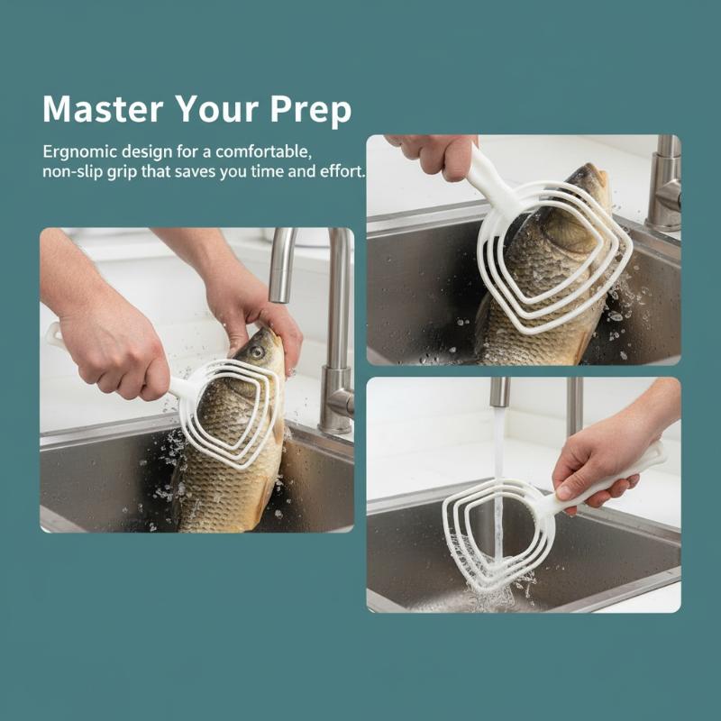 textureManual Plastic Meat Scr - Meal Prep Seafood recensie en prijs