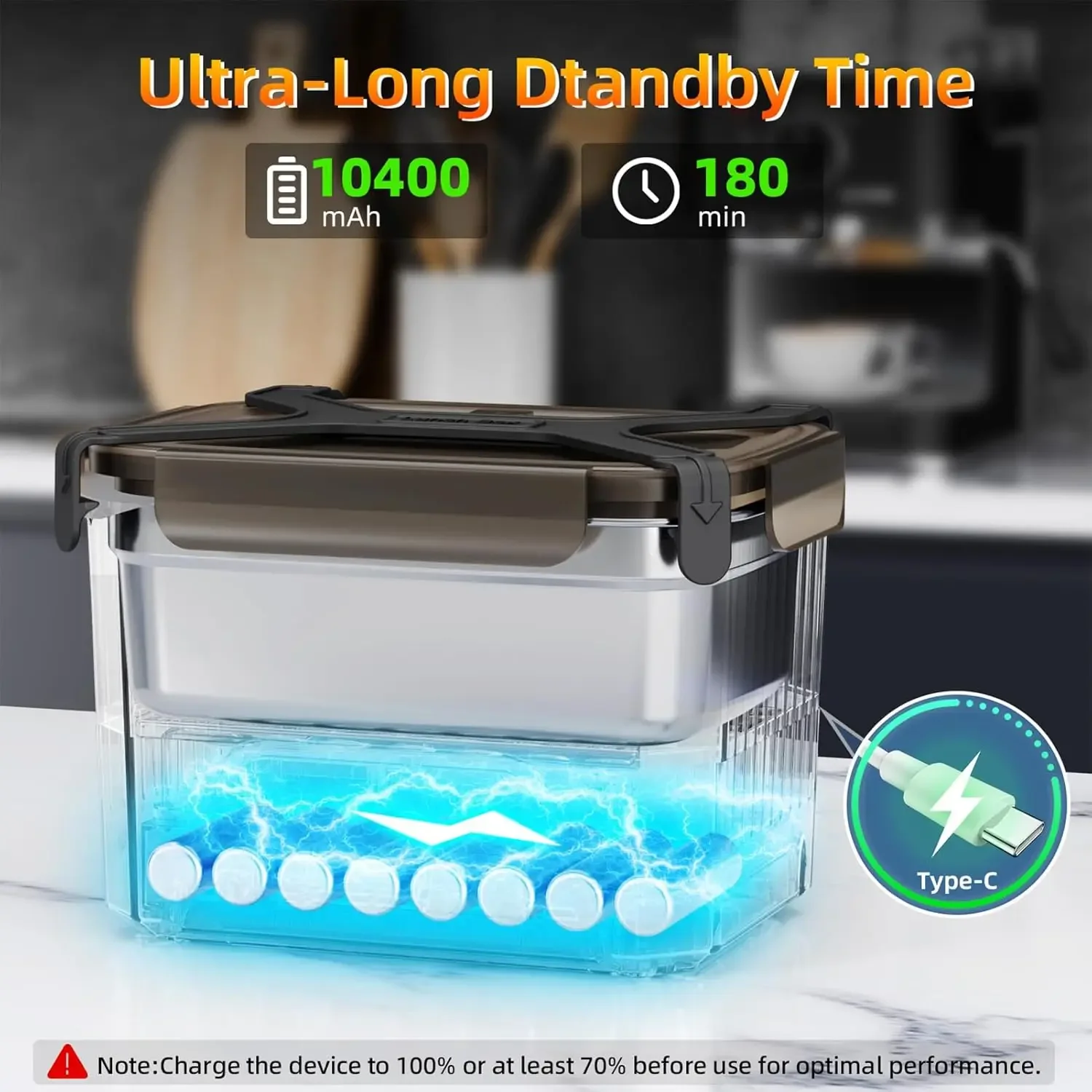 Cordless Electric Lunch Box, 1 - Meal Prep Box recensie en prijs