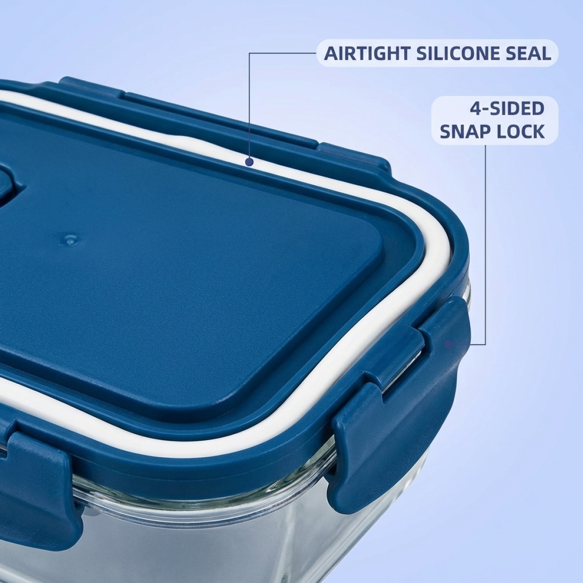 Star Sea Blue Glass Food Stora - Meal Prep Seafood recensie en prijs