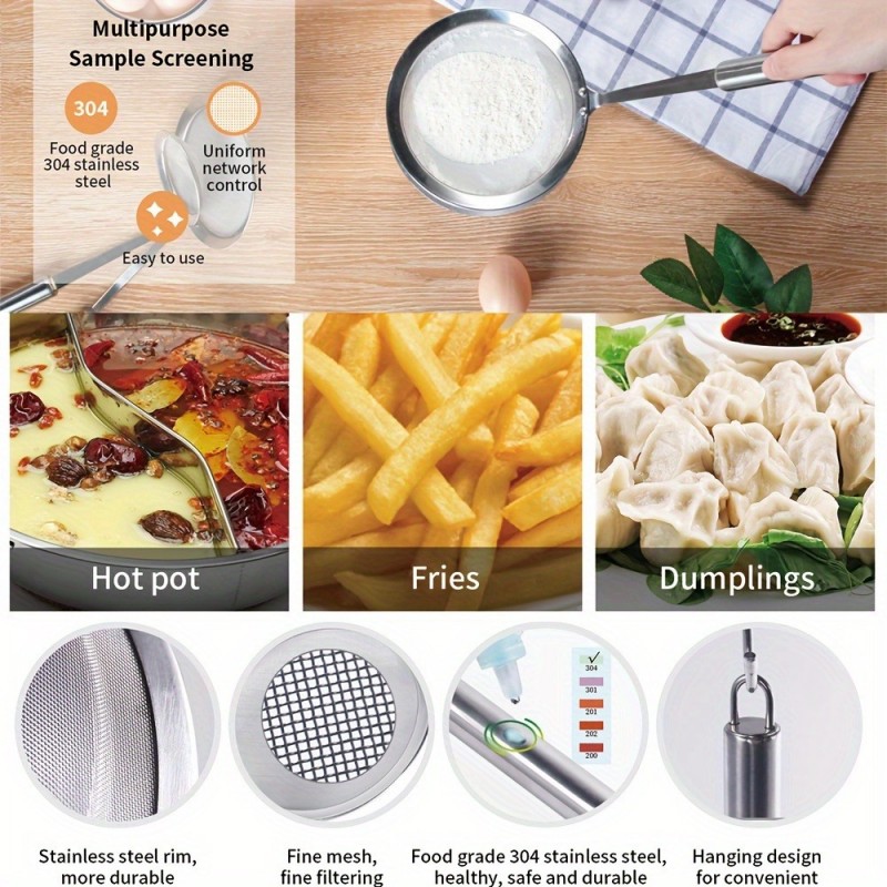 Fine Mesh Stainless Steel Grea - Meal Prep Quick recensie en prijs