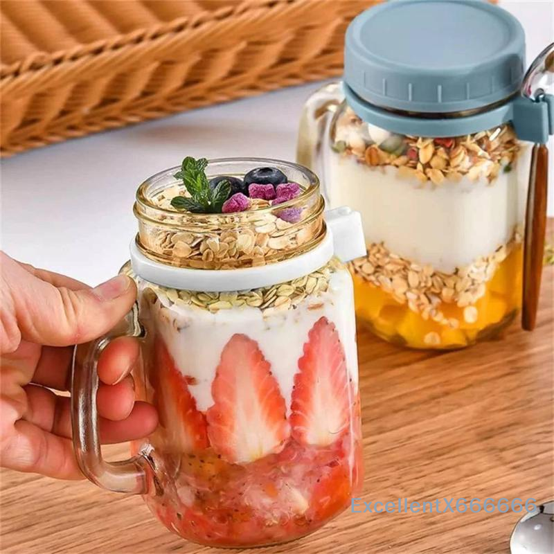 500ml Glass Container for Over - Meal Prep Overnight Oats recensie en prijs
