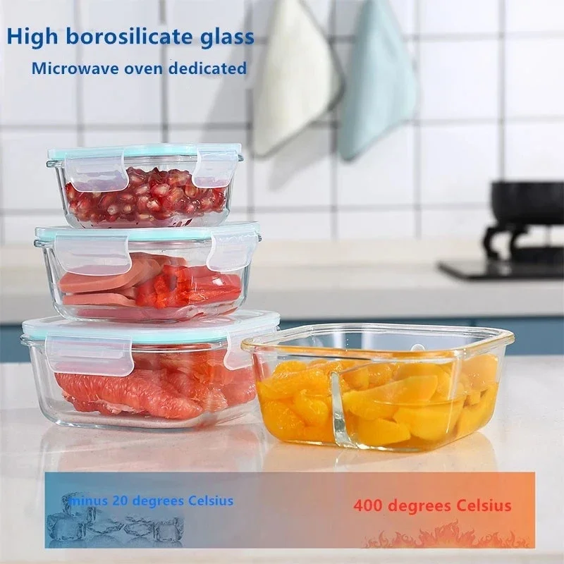 Glass Fresh-Keeping Box high B - Meal Prep Glass Containers Oven Safe recensie en prijs
