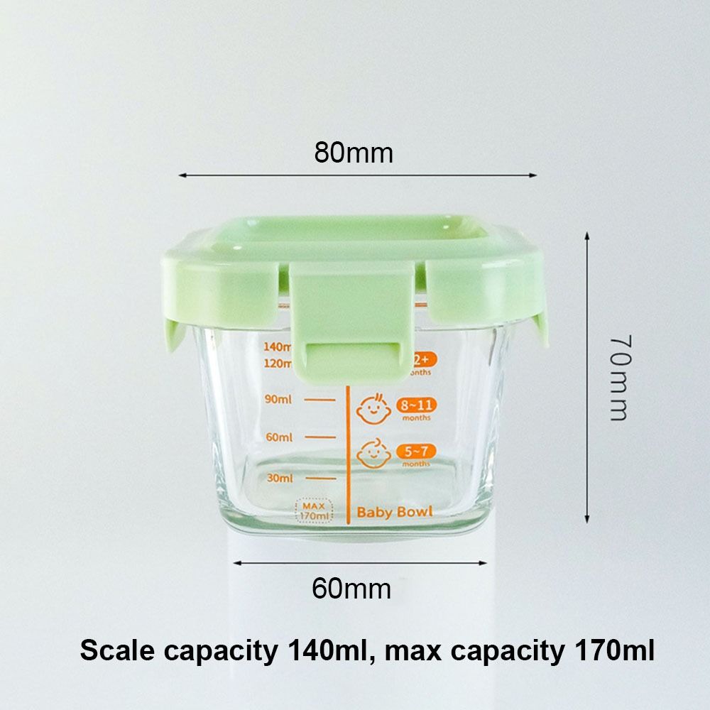 New 170ml Food Storage Box Fro - Meal Prep Glass Containers Oven Safe recensie en prijs