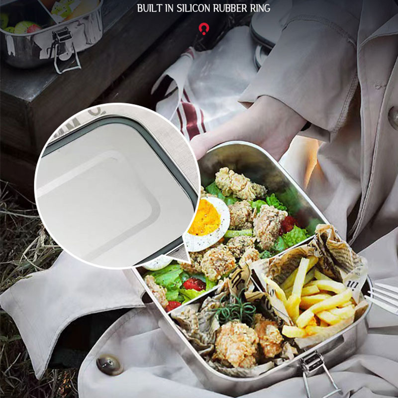 304 Stainless Steel Square Lun - Meal Prep Box recensie en prijs