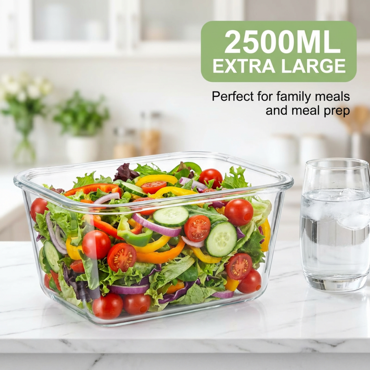 Large Capacity Borosilicate Gl - Meal Prep Box recensie en prijs