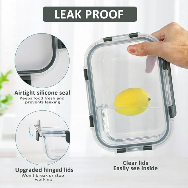 Glass Food Storage Container W - Meal Prep Glass Containers Oven Safe recensie en prijs