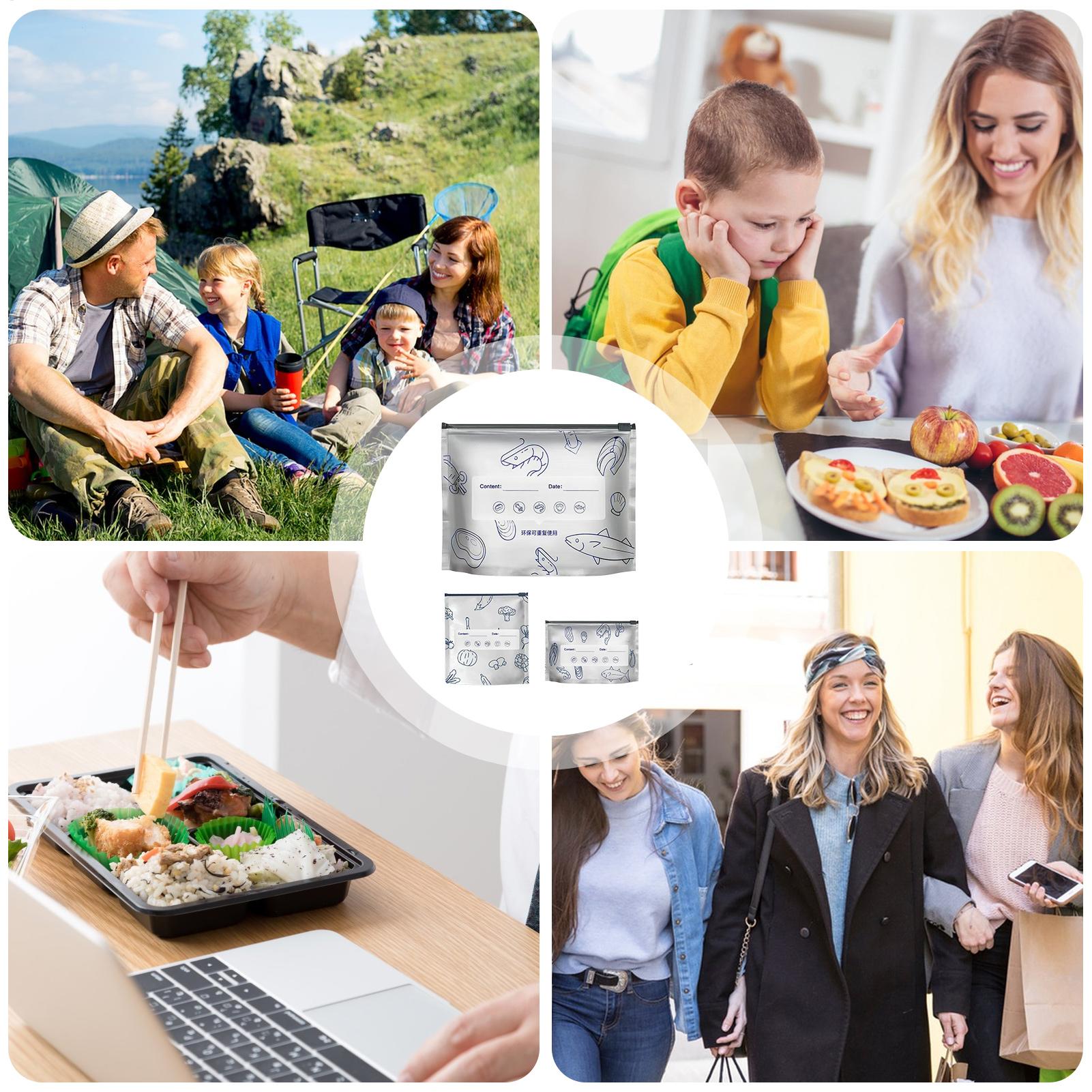 Aluminum Storage Bags 30 Piece - Meal Prep Seafood recensie en prijs