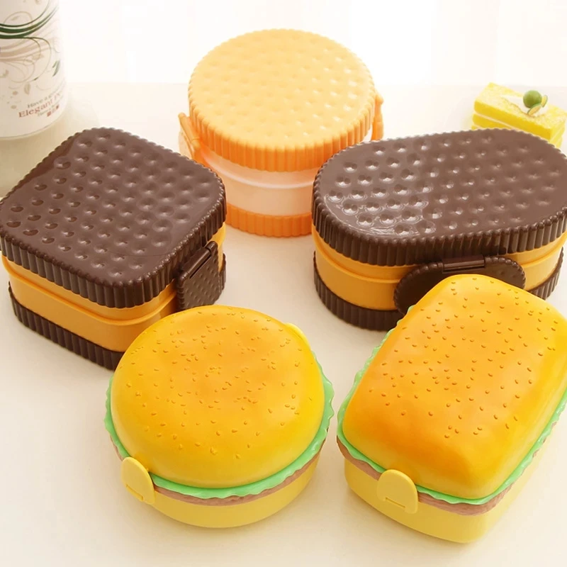 Hamburger Lunch Box Double Tie - Meal Prep Box recensie en prijs